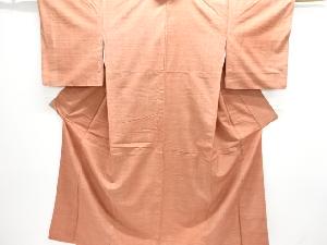 アンティーク　縞模様手織り紬着物